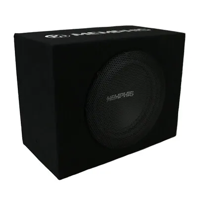 $139.95 • Buy Memphis Audio SRX08SP 8  300W Subwoofer Loaded Amplified Sealed Enclosure NEW