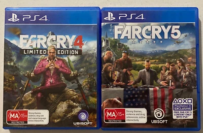 $29.95 • Buy PlayStation 4 (PS4) Games Bundle Of FAR CRY 4 And FAR CRY 5