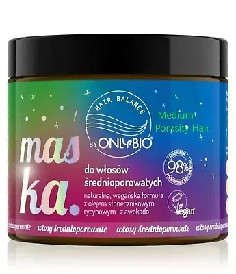 Only Bio Hair Balance Mask For Medium Porosity Hair 400ml • £10.95