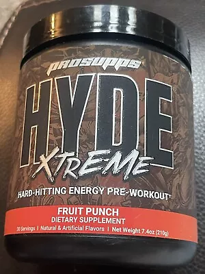 Pro Supps HYDE Pre-Workout 30SRV Energy Mr Hyde Nitro FRUIT PUNCH Exp-8/2025 • $22.95