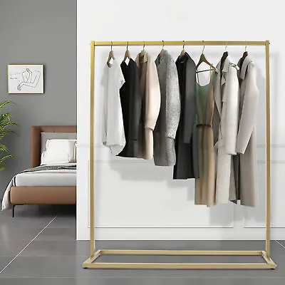 Heavy Duty Rolling Clothes Garment Rack Clothing Rail  For Home/Clothing Store • $98.80