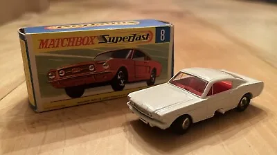 Matchbox Superfast #8 Ford Mustang With Box • $600