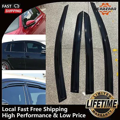 $27.98 • Buy For VW Golf R GTI MK6 Hatchback Mugen Style  2008-2014 Window Visors Rain Guards