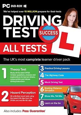£6.50 • Buy Driving Theory Test Success All Tests And Hazard Perception 2022 2023 PC DVD-ROM