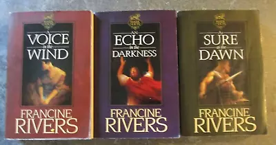 Lot 3 FRANCINE RIVERS Mark Of The Lion - Complete Series-As Sure As The Dawn Ec • $12.50