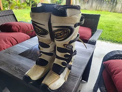 ARC 240v MX Riding Boots White Size 12 • $25