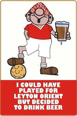 £4 • Buy Leyton Orient I Decided To Drink Beer Pin Badge