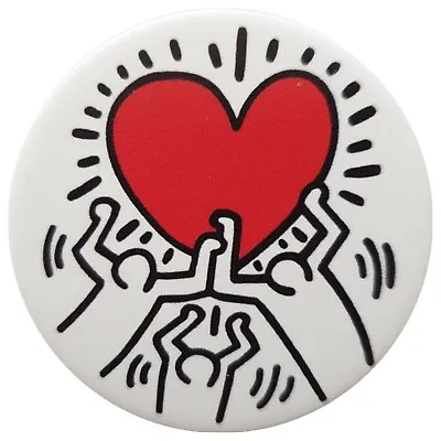 $14.50 • Buy Popsockets Grip Stand Keith Haring Holding A Heart Popsocket 