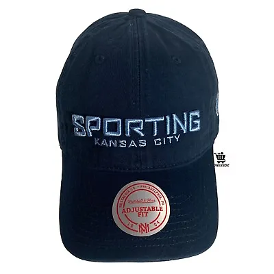 Mitchell & Ness Sporting Kansas City MLS Soccer Strapback Adjustable Cap Hat New • $14.94