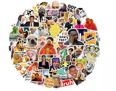 220 PCS Funny Meme Stickers Pack For Laptop Waterproof Trendy Vinyl Sticker 2-4  • $21.99