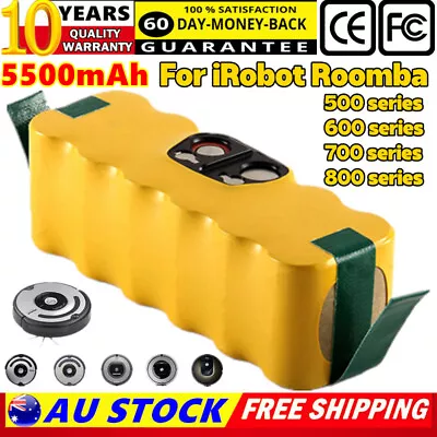 5500mAh Ni-MH Battery For IRobot Roomba 500 600 700 800 510 530 580 630 780 880 • $27.99