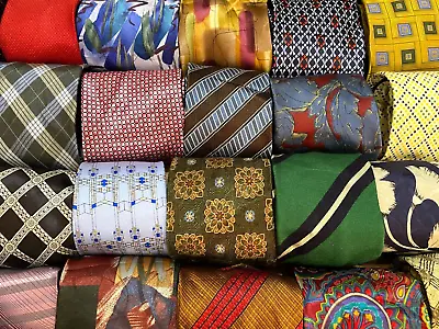 LOT 60 Pcs Mens Neckties Mix Quilt Cutter Craft Wear Wholesale Neck Tie Lots • $42.99