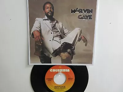 💥  ' Marvin Gaye ' Hit 45 + Picture [sexual Healing] 1982 ! 💥 • $15.99