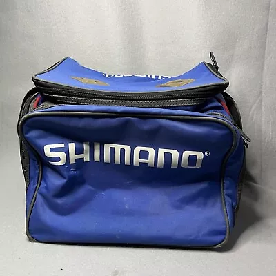 Vintage Shimano Tackle Carry Bag -includes Removable Utility Boxes / Carry Strap • $15