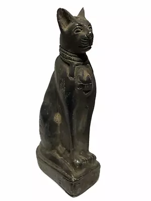 ANCIENT EGYPTIAN CAT STATUE DEPICTING THE GOD BASTET - 664-332bc (1) • £0.99