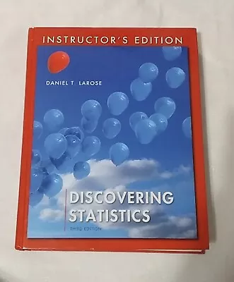 DISCOVERING STATISTICS 3RD.ED. I.E. LAROSE Hardcover LAROSE 2016 - VERY GOOD • $39.99