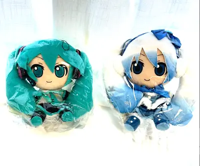 Hatsune Miku Snow Plush Doll Strap Gift Character Vocal Series Vocaloid SET Of 2 • $71.10