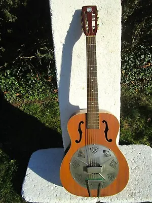 National Resonator Guitar 1930's Wood Body Repairs Case • $799