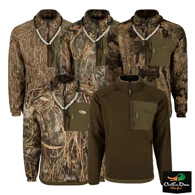 Drake Waterfowl Systems Mst Endurance 1/4 Quarter Zip Camo Pullover Jacket • $99.99