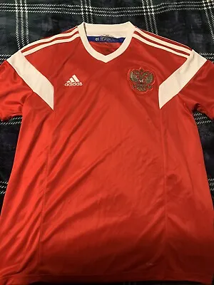 Adidas World Cup 2018 Russia Home Red Men’s Jersey SZ L • $45