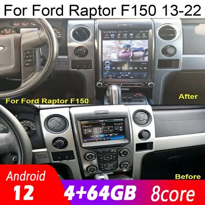 12.1  Touchscreen Radio Android GPS Navigation For Ford Raptor F150 13~22 • $647.52