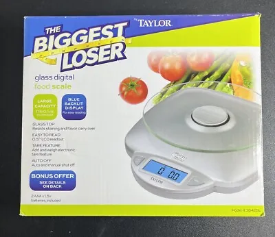 Taylor Glass Digital Food Scale 11lb. Capacity Biggest Loser • $19.84