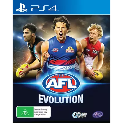 AFL Evolution PlayStation 4 (PS4) Game - Excellent Condition • $24