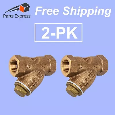 [2-pk] 1/2  Y Strainer (bronze 200 Wsp) For High Pressure Steam Asme Astm B62 • $42