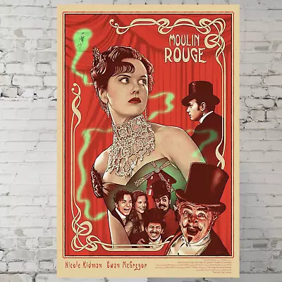 Moulin Rouge Movie Poster Nicole Kidman Poster -  11x17  Wall Art Trendy Poster • $14.90