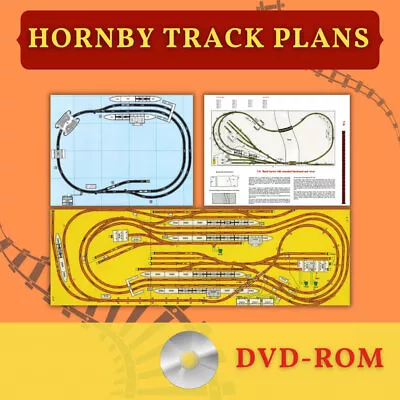 Hornby Track Plans OO Gauge 00 Scale Model Railway 130 Layouts Guides Scenery • £9.87