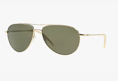 Oliver Peoples BENEDICT OV 1002S Gold/G-15 VFX Polarized (5035/P1) Sunglasses • $199.99