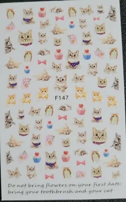 Cats Nail Art Stickers • $3.79