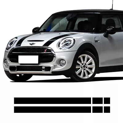 Bonnet Hood Rear Trunk Stripes Kit Vinyl Decal Sticker For Mini Cooper F55 F56 • $18.94