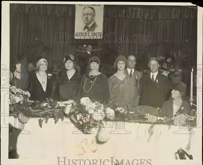 1928 Press Photo Mrs. Alfred Smith With United Women's Club Members In Baltimore • $24.88