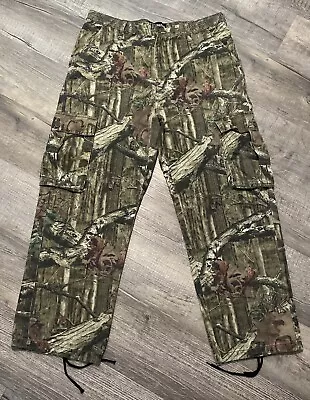 Mossy Oak Break-Up INFINITY Cargo Camo Camoflauge Pants - Men's Size 36-38 L • $19.90