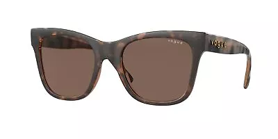 VOGUE VO5428S 238673 Cat Eye Top Havana Lt Brown Dk Brown 51 Women's Sunglasses • $51.94