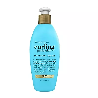 Argan Oil Of Morocco Curling Perfection Curl-Defining Cream Hair-Smoothing • $10.79