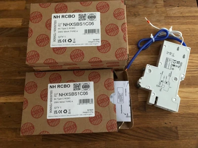 £55 • Buy Wylex RCBO X4 NHXSBS1B06 6 Amp 30mA TYPE C