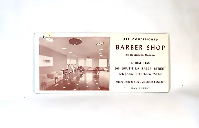 Vintage Barber Shop Ink Blotter Dearborn Michigan 9  X 4  • $6.45