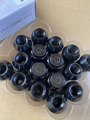 RS Watanabe 16x Lug Nuts . Gloss Black - M12 X P 1.5 JDM Wheel Nuts • $99