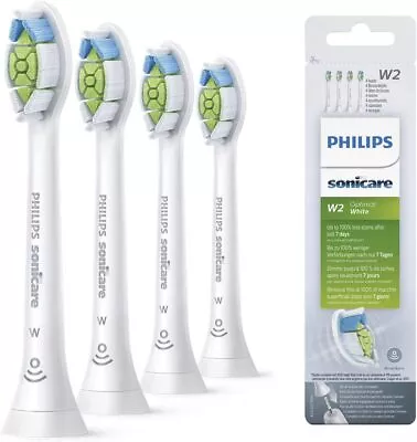 4PACK Philips Sonicare W2 Optimal Toothbrush Replacement Heads Brush HX6063/67 • $25.99