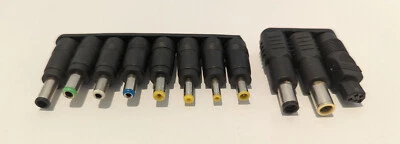 £3.45 • Buy 11 X UNIVERSAL ADAPTER CHARGER TIPS CONNECTOR FOR LAPTOP / NOTEBOOK / PC