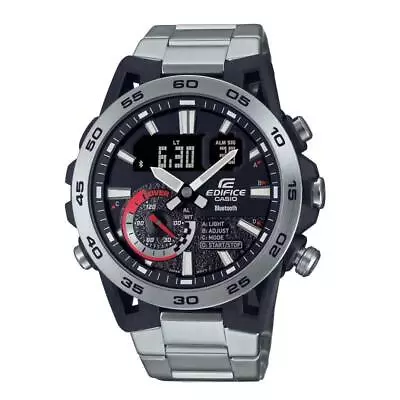 £129 • Buy Casio Edifice ECB-40D-1AEF Bluetooth World Time Alarm Chrono 2 Year Warranty
