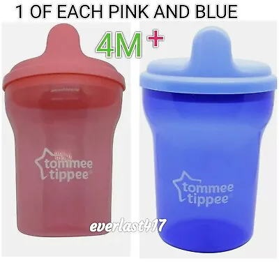 £13.90 • Buy Tommee Tippee First Beaker 200ml 4M+ Pink And Blue BPA-Free Plastic Free Flow