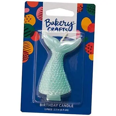 Bakery Craft Mermaid Tail Shaped Birthday Candle - 1 Count - 26279  • $11.97