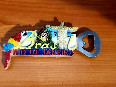 Rio De Janeiro Refrigerator Magnet Bottle Opener • $5.59