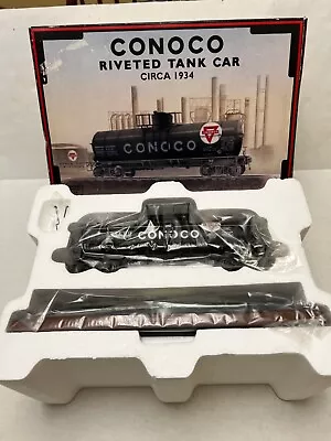 K-Line K-639104 Conoco Riveted Tank Car Coin Bank NIB!!! • $24.95