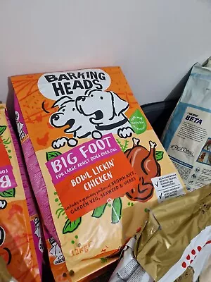£60 • Buy Barking Heads Large Breed Bowl Lickin Chicken Dry Dog Food - 12kg