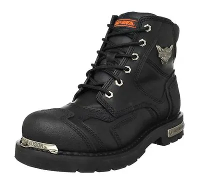 HARLEY-DAVIDSON FOOTWEAR Mens Stealth Leather Motorcycle Riding Boots D91642 • $161.99