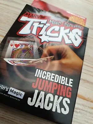 Marvin's Mind Blowing Tricks Incredible Jumping Jacks Magic Playing Cards | BNIB • £2.98